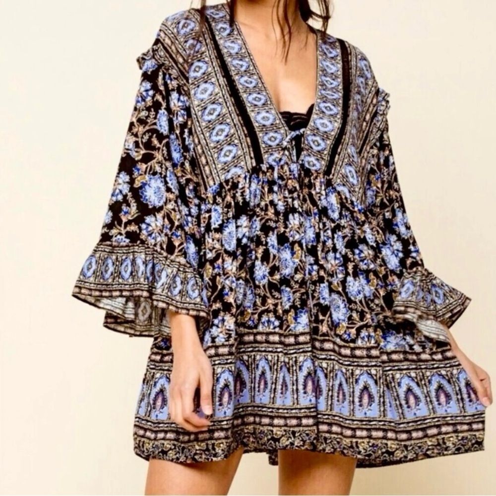Free People Moonlight Dance Printed
Tunic Top Sz M - Picture 6 of 14